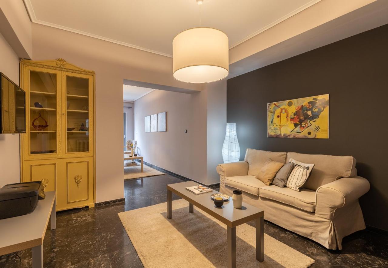 Tranquil Central Apt, Behind Athens Caravel Area Exterior foto