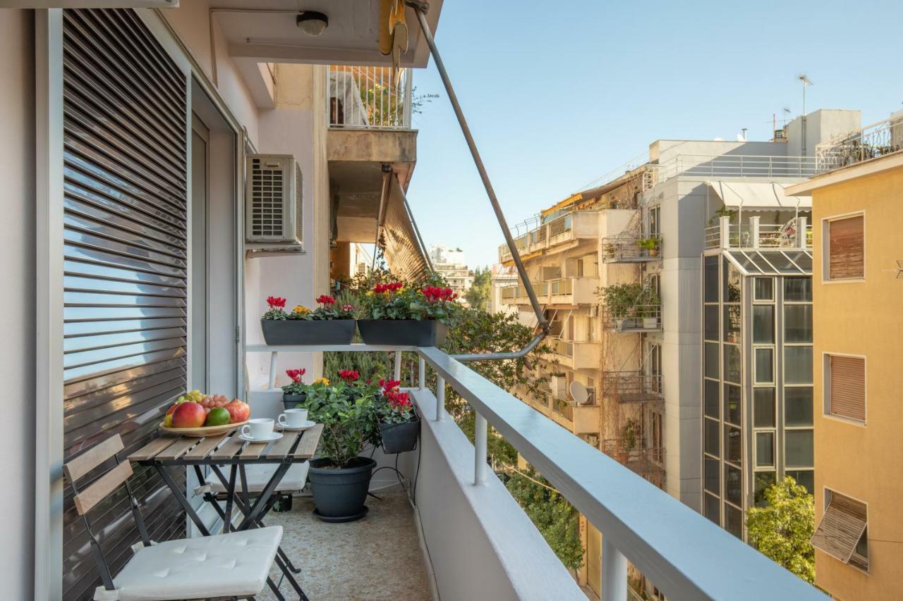 Tranquil Central Apt, Behind Athens Caravel Area Exterior foto